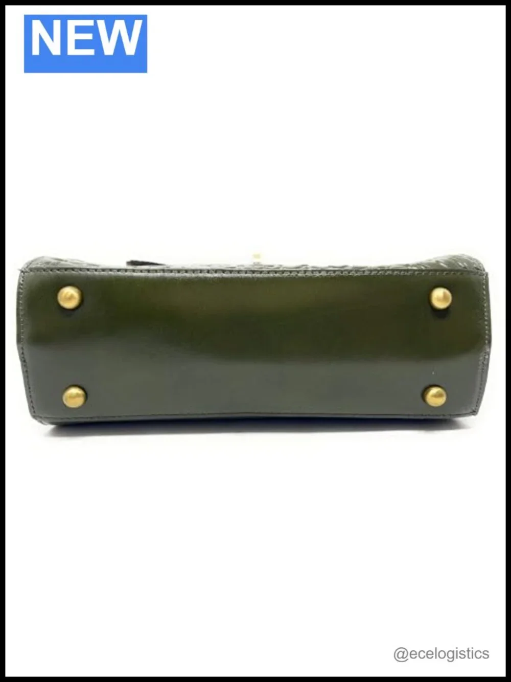 Tooled Leather Satchel Crossbody Bag Double Turn-Lock Purse